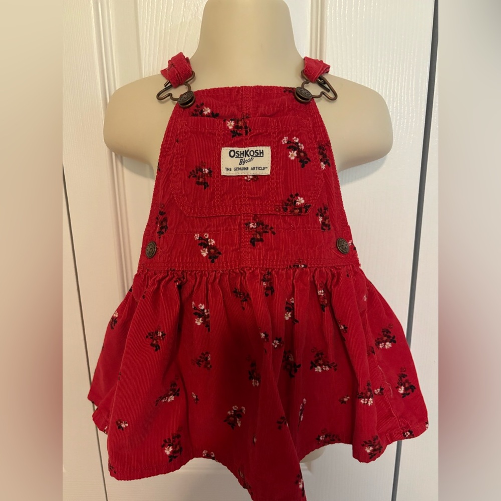 OshKosh B'gosh Baby Girl Floral Corduroy Skirtall